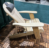 Thumbnail for Wooden Royal Elevated Reclining Adirondack Chair (Large)