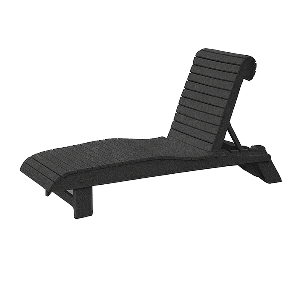 Riviera Classic Lounger™ Premium Poly-Luxe Recycled Plastic Chaise Lounge