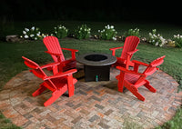 Thumbnail for Poly-Luxe Recycled Plastic Folding Royal Adirondack Chair (Large)