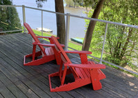 Thumbnail for red reclining adirondack chairs