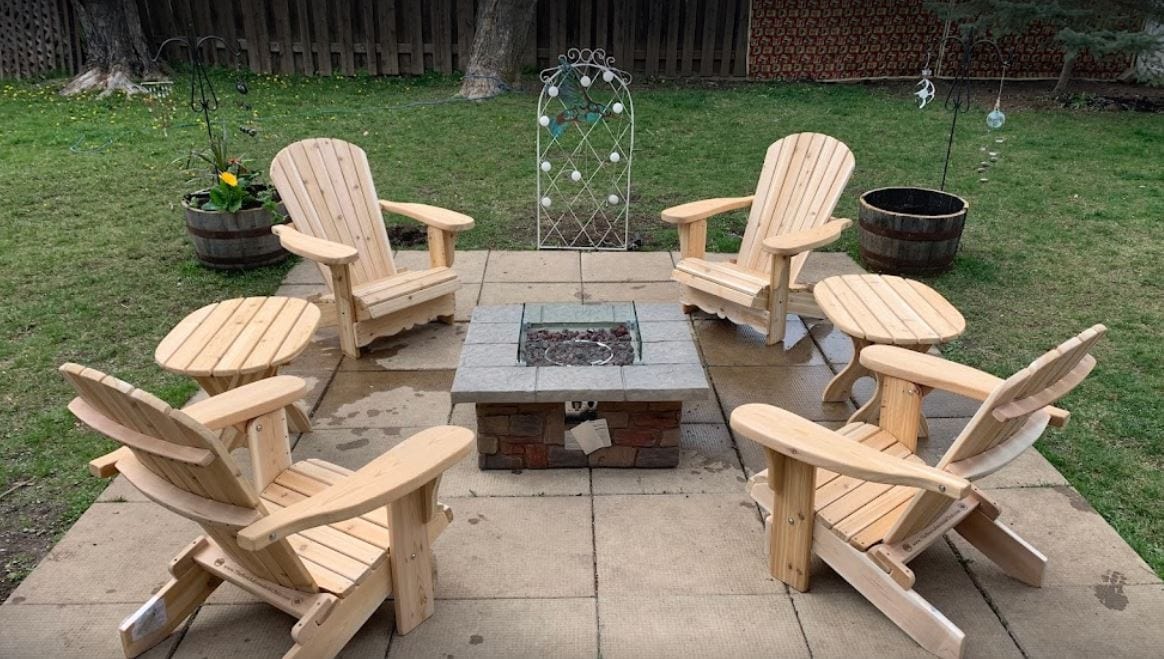 Wooden Royal  Adirondack Chair Set of 4