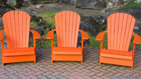 Thumbnail for Poly-Luxe Recycled Plastic Folding Royal Adirondack Chair (Large)