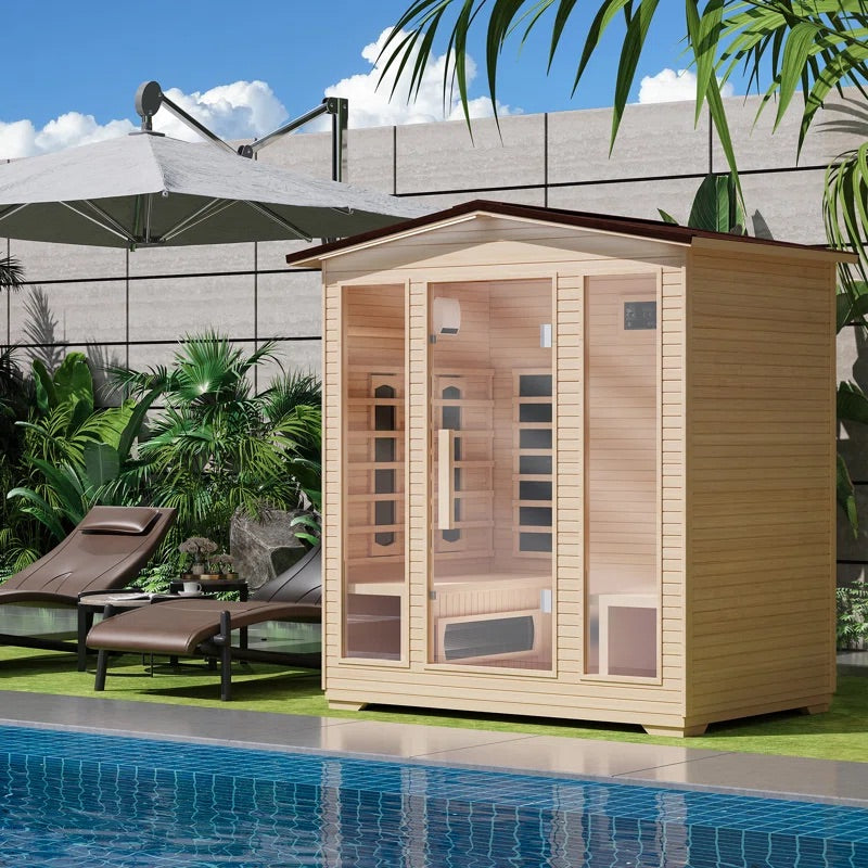 Caldera Outdoor Infrared Sauna – 4 Person
