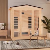 Thumbnail for Caldera Outdoor Infrared Sauna – 4 Person