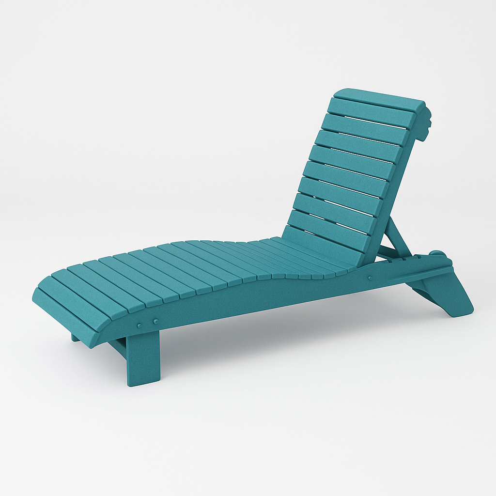 Riviera Classic Lounger™ Premium Poly-Luxe Recycled Plastic Chaise Lounge