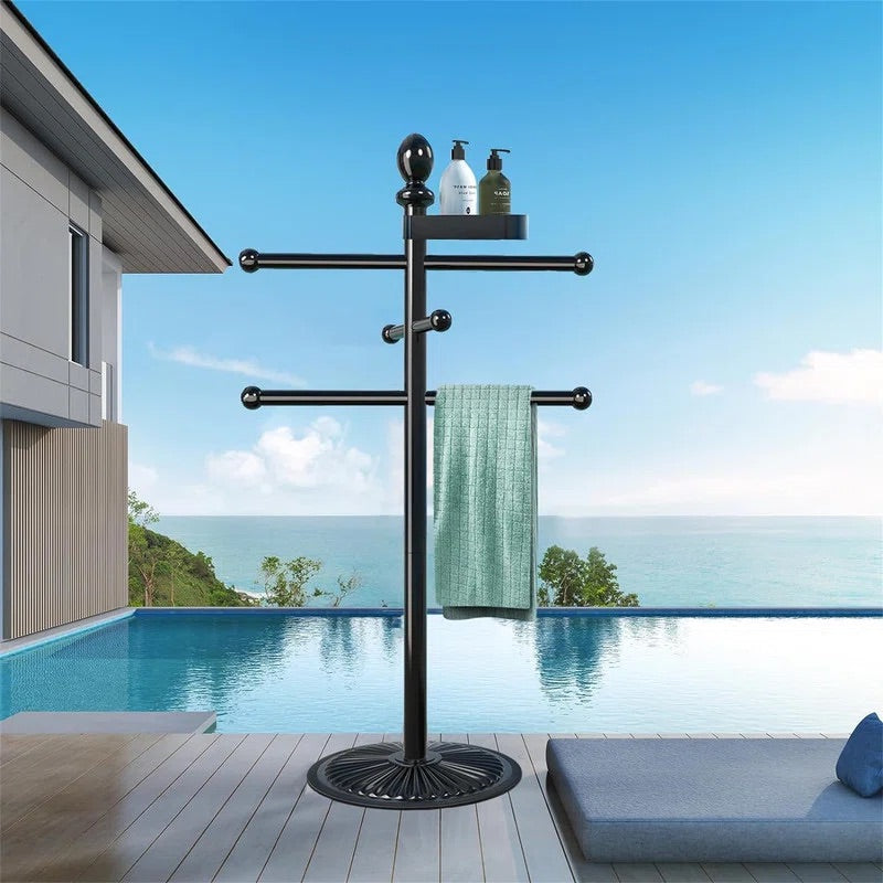 Haven Bay Heavy Duty Poolside Towel Rack