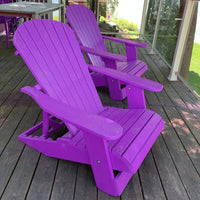 Thumbnail for Wooden Royal Elevated Reclining Adirondack Chair (Large)