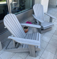 Thumbnail for Wooden Royal Elevated Reclining Adirondack Chair (Large)