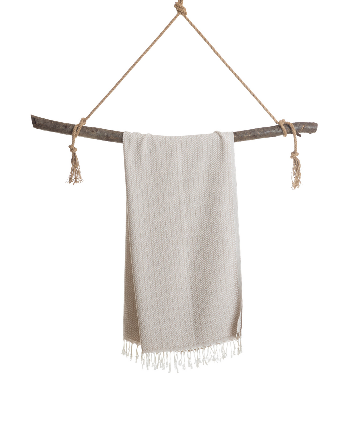 ELA Hammam Beach Towel, Spa Sauna Towel - Beige-3
