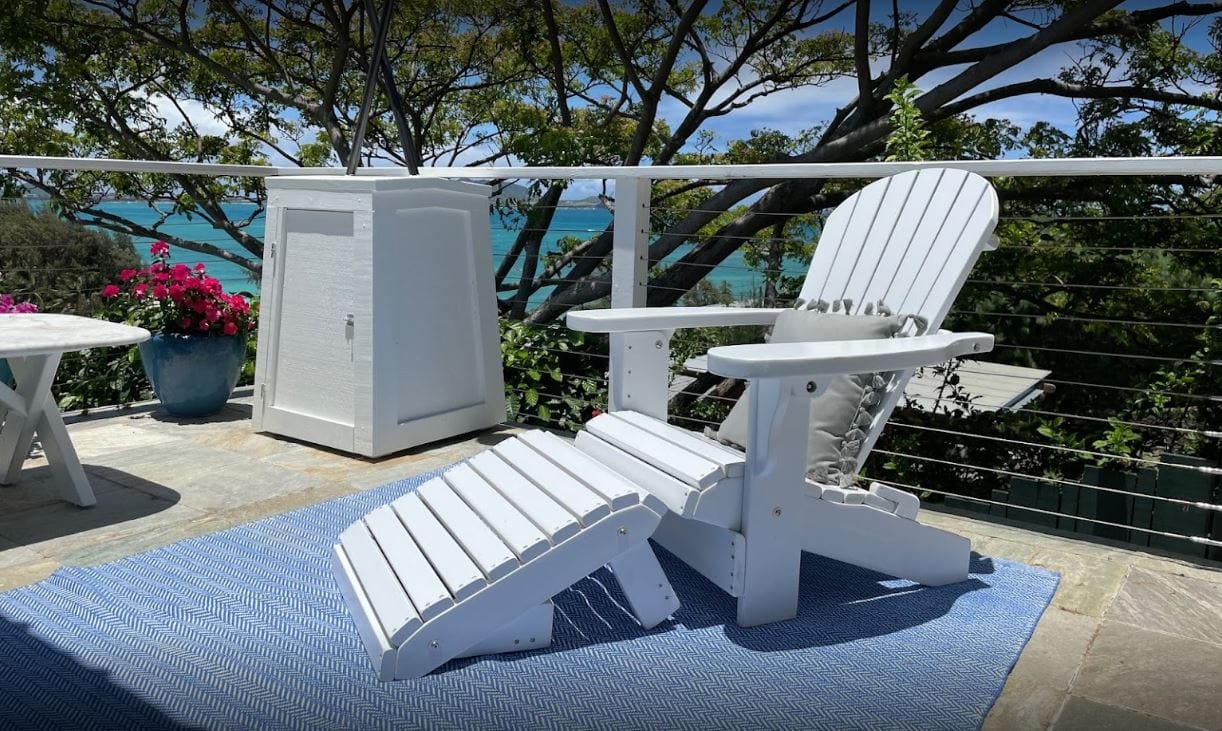 Poly-Luxe Recycled Plastic Folding Royal Adirondack Chair (Large)