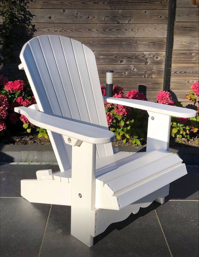 Poly-Luxe Recycled Plastic Folding Royal Adirondack Chair (Large)