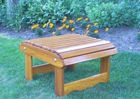 Thumbnail for Treated Light Clear Cedar 2 position Classic Adirondack Footrest Ottoman