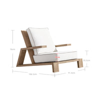 Thumbnail for Denton Dreamy Teak Sofa-1