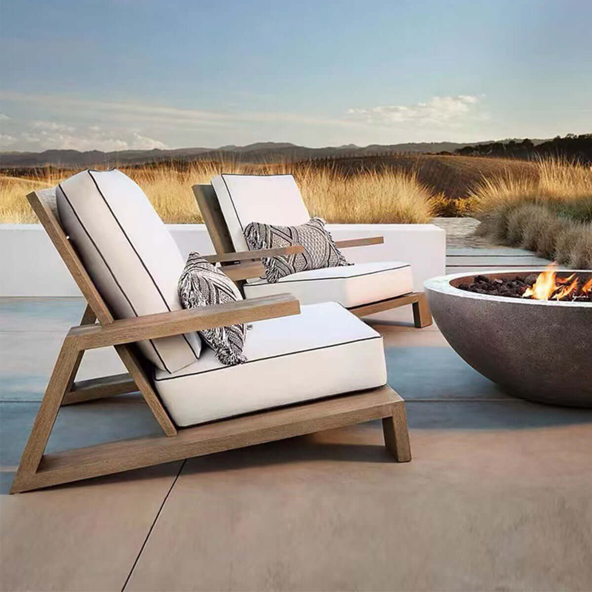 Denton Dreamy Teak Sofa-3