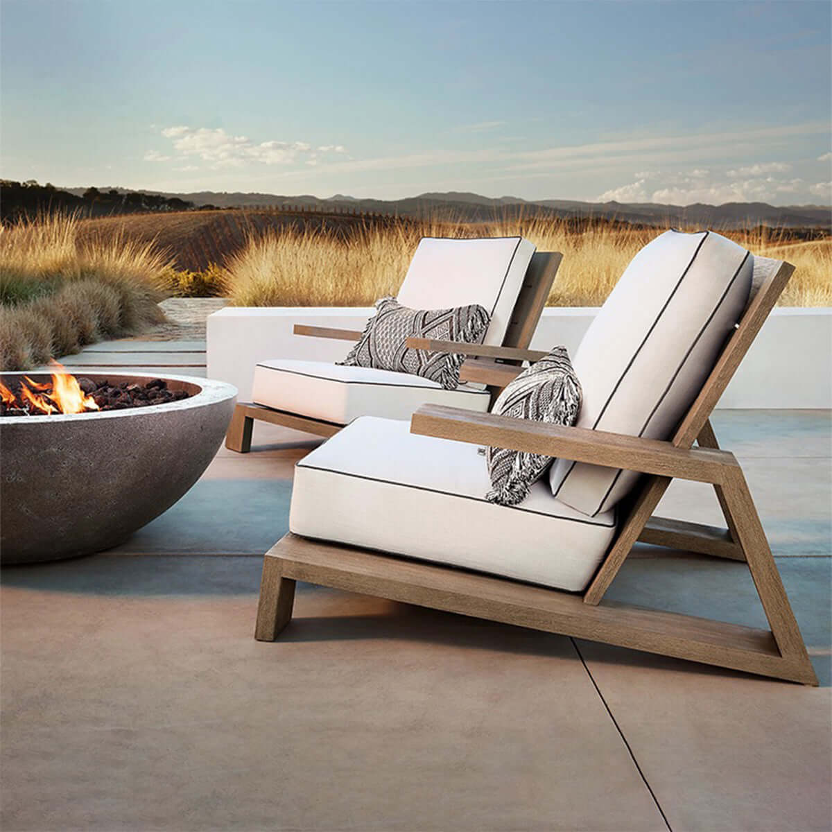 Denton Dreamy Teak Sofa-4