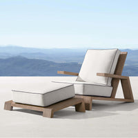 Thumbnail for Denton Outdoor Teak Ottoman-1