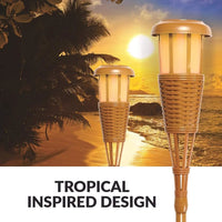 Thumbnail for Solar Flickering LED Island Torches – 4-Pack