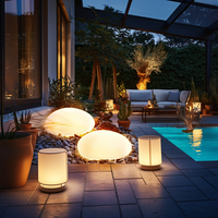 Thumbnail for Outdoor Solar Cobblestone Lawn Light-4