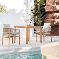 Thumbnail for Etimoe Square Teak Table-0