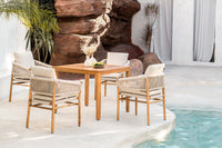 Thumbnail for Etimoe Square Teak Table-1