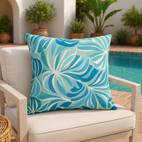 Thumbnail for Seafoam Canopy Outdoor Throw Pillow