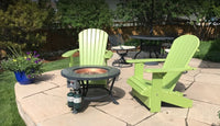 Thumbnail for Poly-Luxe Recycled Plastic Folding Royal Adirondack Chair (Large)