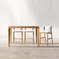 Thumbnail for Malta Teak Bar Chair-5