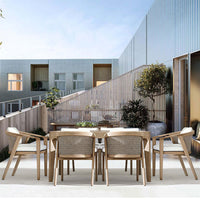 Thumbnail for Malta Teak Long Dining Table-0