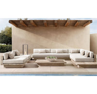 Thumbnail for Menorca Island Teak Mocha Sofa-1