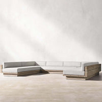 Thumbnail for Menorca Island Teak Mocha Sofa-2