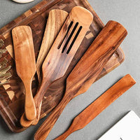 Thumbnail for Teak Wooden Cooking Set-2