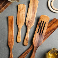 Thumbnail for Teak Wooden Cooking Set-3