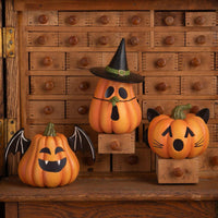 Thumbnail for Bundle of 3 Halloween Pumpkin Luminaries by Bethany Lowe-0
