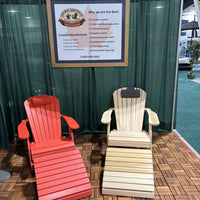 Thumbnail for Wooden Royal Elevated Reclining Adirondack Chair (Large)