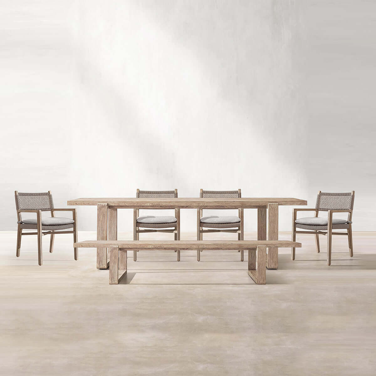Valan Teak Garden Bench-2