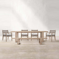 Thumbnail for Valan Teak Garden Bench-2