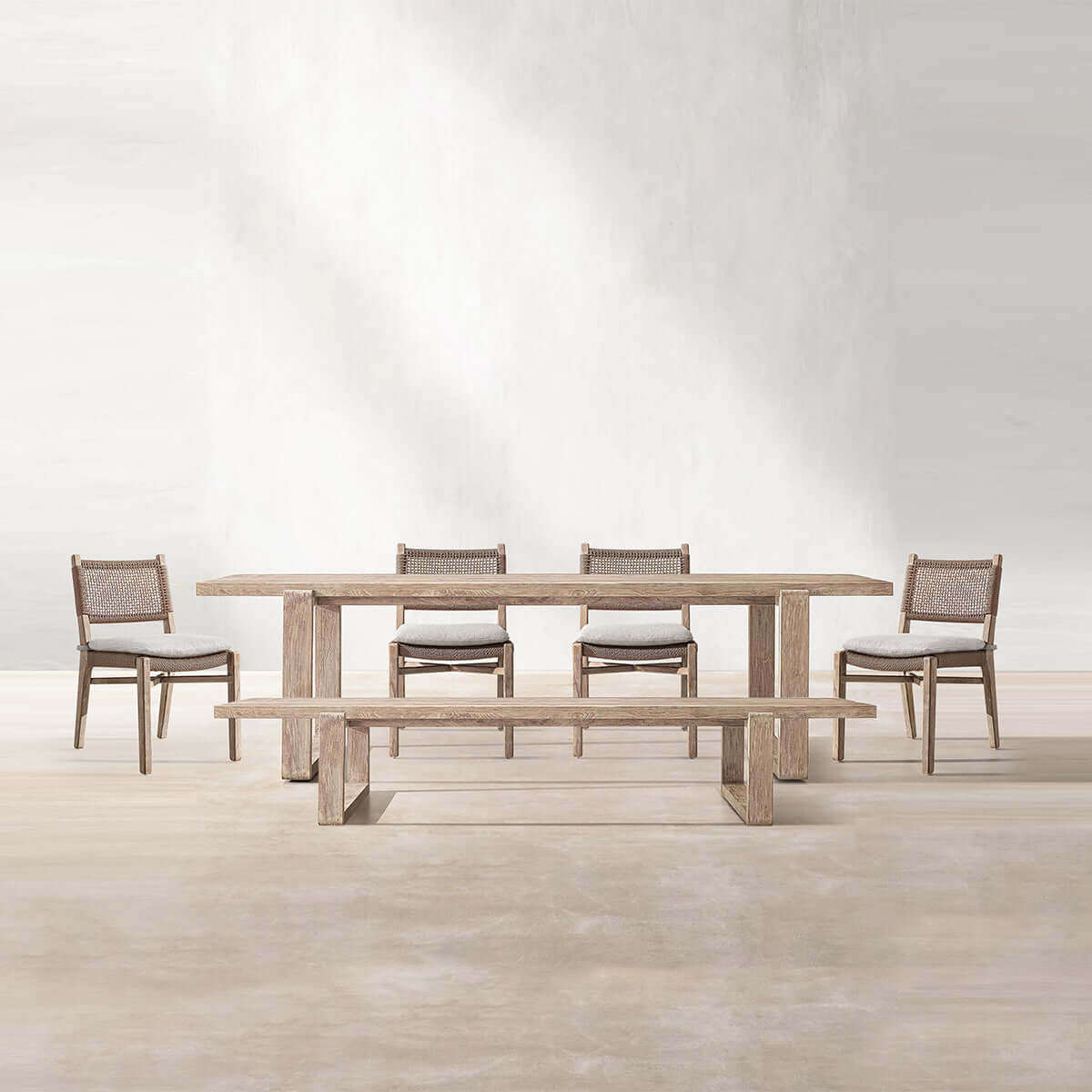 Valan Teak Garden Bench-3