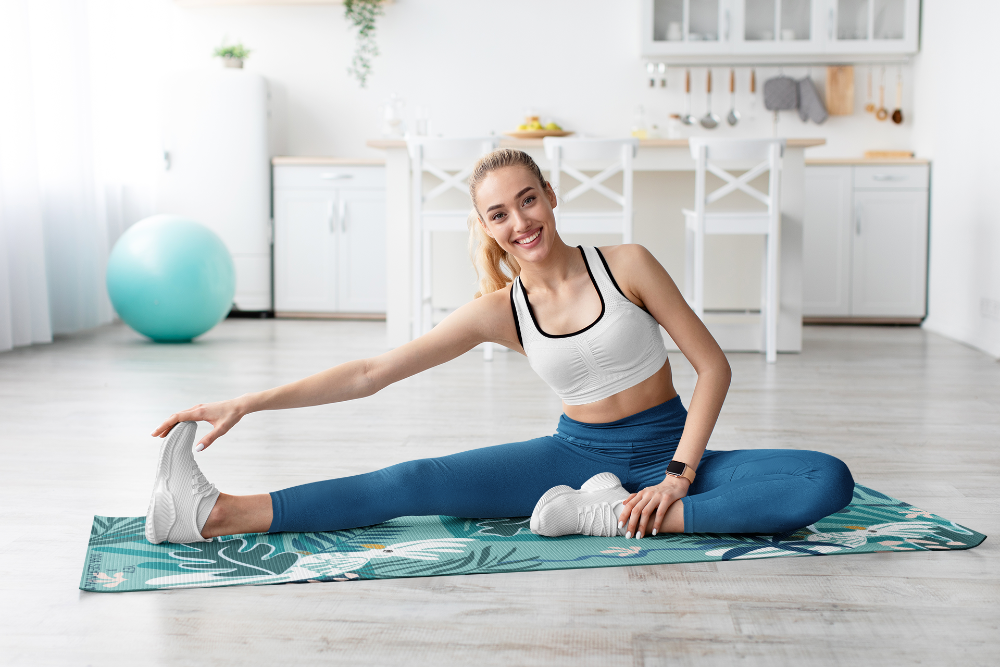 Yoga Mat | 6mm Thick | Birds | Non-Slip | Eco Friendly | Yune Yoga | Cacadus-3